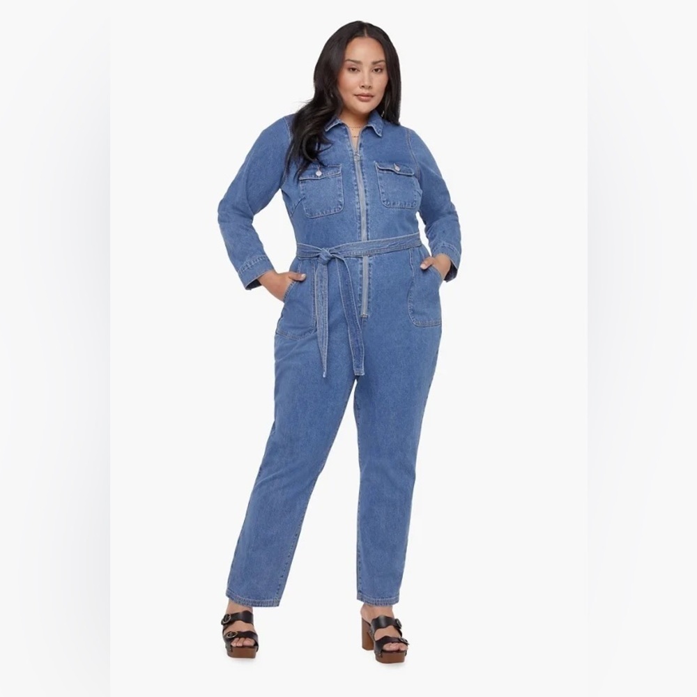 JUST FAB | Denim Jumpsuit
